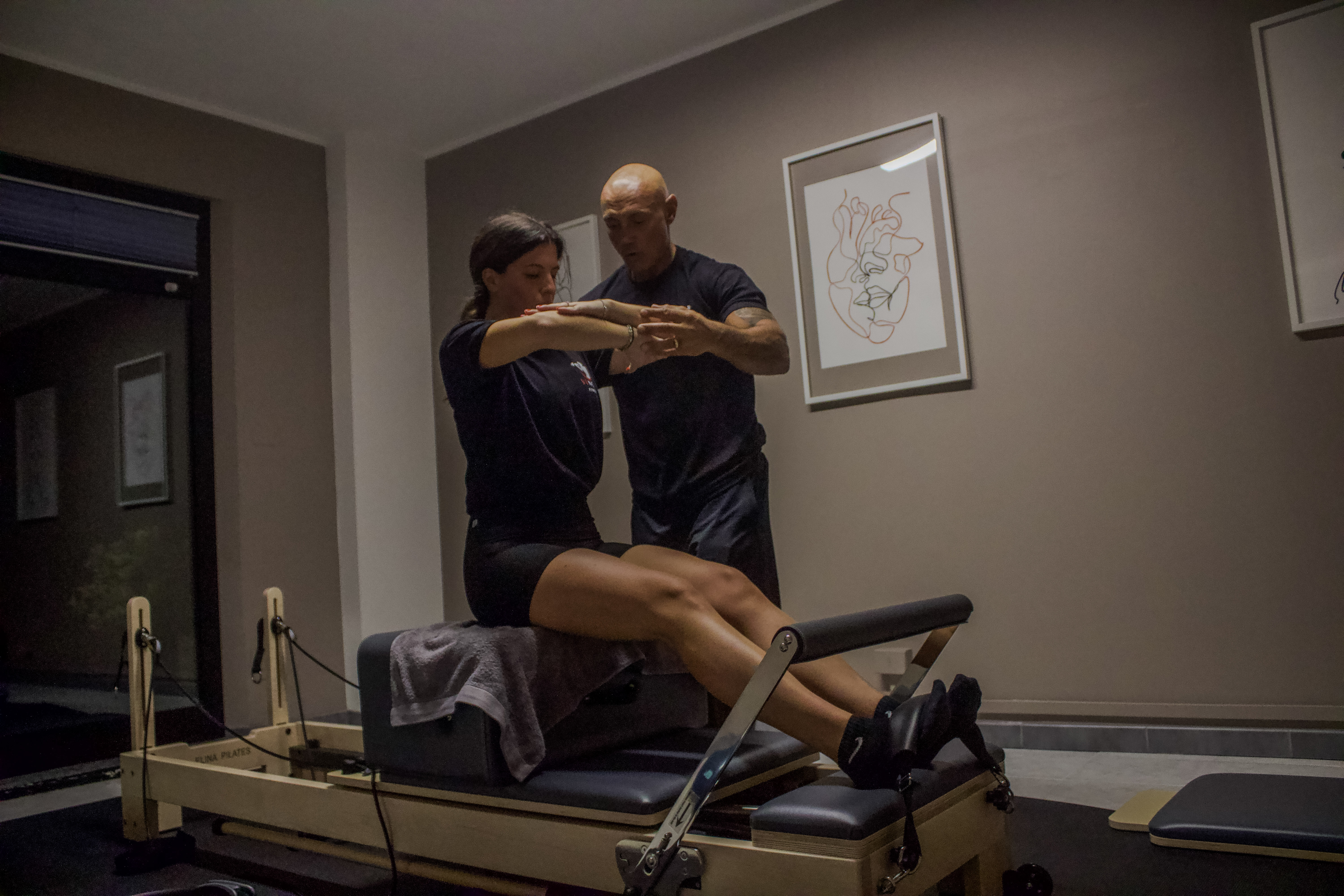 Sessione di Pilates Reformer